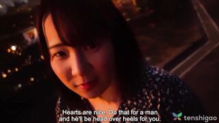 BBW Japanese amateur inside hotel blows penis, and gets banged