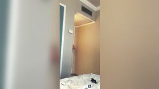 Milf and Step Som Share Hotel Room and Fucked satisfy Dont Cum inside me
