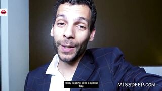 BUSINESS TRIP SEX: WONDERFUL DARK HAIR DUTCH WOMAN fucks with me: