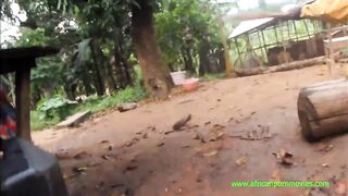 the adulterous woman of the village. Into a village into