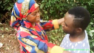 the adulterous woman of the village. Into a village into
