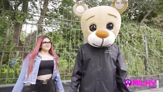 Rosario is freaky on the street and ends up fucking