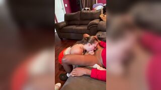 Fellatio so Crazy Sexy made him Cum into Seconds then kept Sucking Off (funny ending Lol) IG: Summer_bunniee
