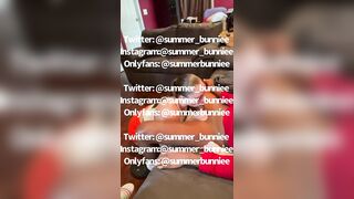Fellatio so Crazy Sexy made him Cum into Seconds then kept Sucking Off (funny ending Lol) IG: Summer_bunniee