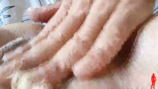 shaving with fingering inside my twat