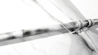Move if you Want: Jugs Fetish with her Nipples Clamped to her Feet