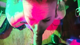 sexy Emo Women Gets Bound Up, Spanked, Banged!, and offer Fellatio to Home Intruder