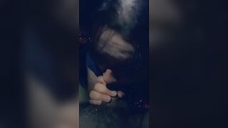 Sucking Off on my Coworkers Dick inside the Vehicle