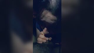 Sucking Off on my Coworkers Dick inside the Vehicle