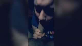 Sucking Off on my Coworkers Dick inside the Vehicle