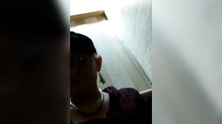 Follow cougar inside chick's Toilet to Pissing