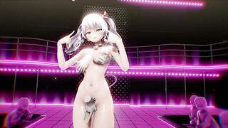 【MMD R-18 yo SEX DANCE】KASHIMA CHAN DOUBLE SEX CLUB EXTREME PENETRATION インテンスアナル [MMD]