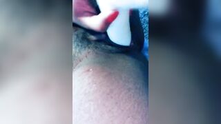 Vulgar Black Squirts on Vibrator