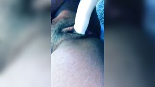 Vulgar Black Squirts on Vibrator
