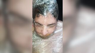 Having Fun with Seran Wrap
