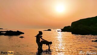 Lovers having Sex at Sundown got Recorded on Voyeur Web Cam
