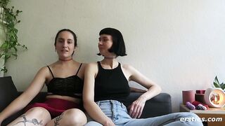 Unrestrained International Understanding with French Delfine & Australian Katie