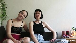 Unrestrained International Understanding with French Delfine & Australian Katie