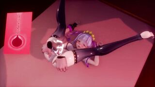 【MMD R-18 yo SEX DANCE】FATE BB BYIBY X RAY THIRSTY SPERM SWALLOWING HUGE COCK精子と甘いセックスの喜び [MMD]