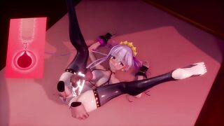 【MMD R-18 yo SEX DANCE】FATE BB BYIBY X RAY THIRSTY SPERM SWALLOWING HUGE COCK精子と甘いセックスの喜び [MMD]