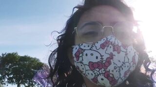 We made a PORN VLOG inside a OUTDOOR Place looking for RISKY OUTDOORS PLOWED