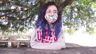 We made a PORN VLOG inside a OUTDOOR Place looking for RISKY OUTDOORS PLOWED