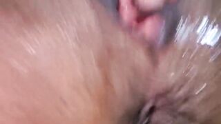 Bae mom Moans as she Grind her Soak Twat