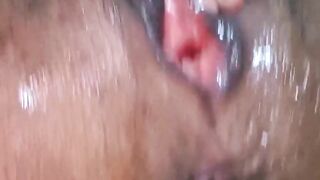Bae mom Moans as she Grind her Soak Twat