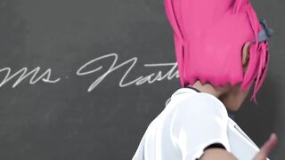 ADULT TIME Anime Sex Teacher Jerks off and Fucks a Schoolgirl to Prove a Point