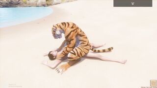 Wild Life / Fucking a Furrie Tiger Women 
