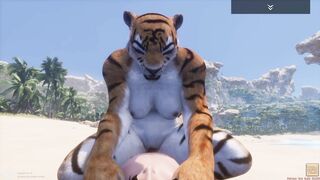 Wild Life / Fucking a Furrie Tiger Women 