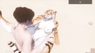 Wild Life / Fucking a Furrie Tiger Women 