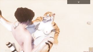 Wild Life / Fucking a Furrie Tiger Women 