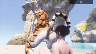Wild Life / Fucking a Furrie Tiger Women 