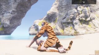 Wild Life / Fucking a Furrie Tiger Women 