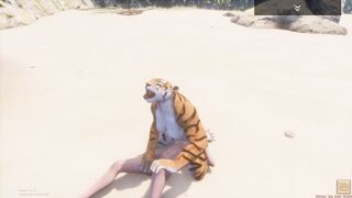 Wild Life / Fucking a Furrie Tiger Women 