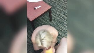 Grapefruit Oral Sex, he came Instantly with the Grapefruit