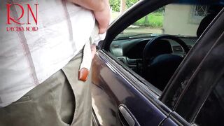 Yummy Fellatio into the Parking Lot. one