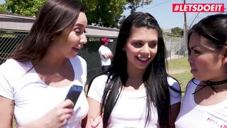 SCAMANGELS - hot College Girls Hardcore Foursome with their Favourite Professor Full Video