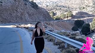 Flashing on Busy Street