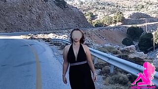 Flashing on Busy Street