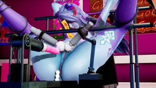 BLACKED: Shy Oriental Zombie (Jiangshi Hsien-Ko) on Vibrator Machine & Banged! 3D Anime HD Porn Part one