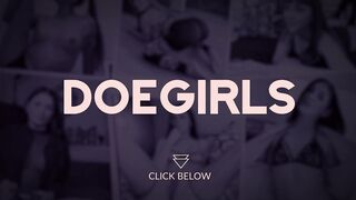 DOEGIRLS - Big Titted Cutie Lya Missy Massage her Twat and Plays with her Sex Toy Outside