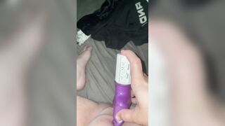 Huge Purple Beaver Sex Toy Playtime