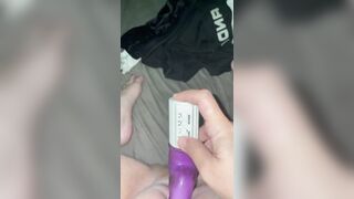 Huge Purple Beaver Sex Toy Playtime
