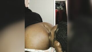Long Butt Black Queen: Worship my Booty i'm on the Phone