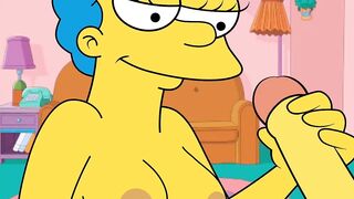 |THE SIMPSONS| MOE GETS a HAND JOB FROM MARGE
