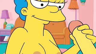|THE SIMPSONS| MOE GETS a HAND JOB FROM MARGE