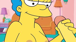 |THE SIMPSONS| MOE GETS a HAND JOB FROM MARGE