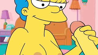 |THE SIMPSONS| MOE GETS a HAND JOB FROM MARGE